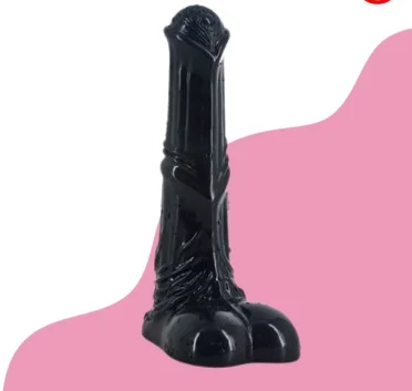10 Inch Animal Dildo | Black