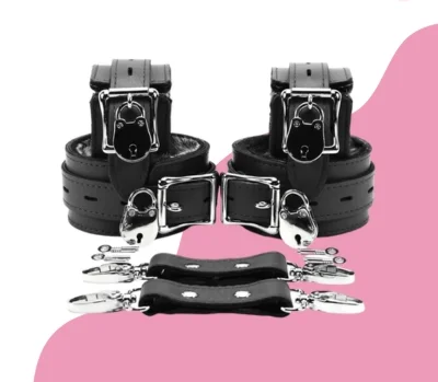 9-Pieces Bondage Kit Black
