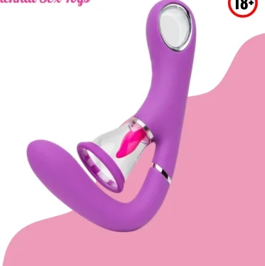 Fantasy Vibrating Pussy Pump And Tongue Vibrator For Women