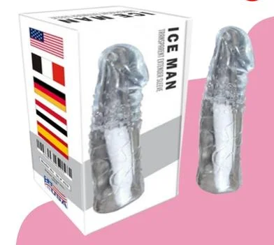 Ice Man Transparent Crystal Penis Sleeve